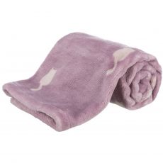 Trixie Lilly - Plyšová deka pro kočky starorůžová 70 x 50 cm