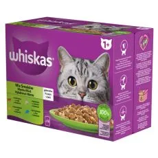 Whiskas Kapsička Sm&iacute;&scaron;en&yacute; v&yacute;běr v žel&eacute; 12 x 85 g