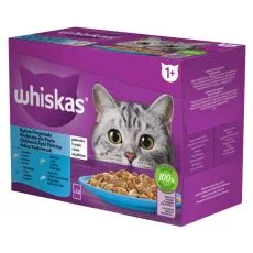 Whiskas kapsle Ryb&iacute; v&yacute;běr v žel&eacute; 12 x 85 g
