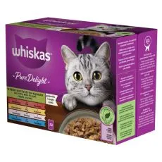Whiskas kapsička Pure Delight sm&iacute;&scaron;en&yacute; v&yacute;běr v žel&eacute; 12 x 85 g