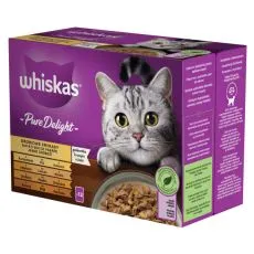 Whiskas kapsle Pure Delight drůbež&iacute; v&yacute;běr v žel&eacute; 12 x 85 g