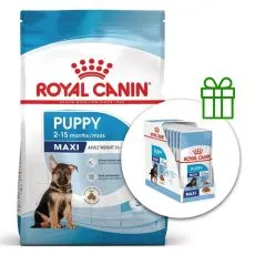 ROYAL CANIN MAXI PUPPY 15KG + 10 kapsiček ZDARMA