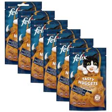Kapsičky FELIX Tasty Nuggets kuřecí a kachní 6 x 50 g