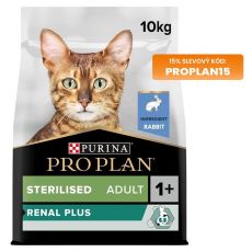 PURINA PRO PLAN CAT STERILISED RENAL PLUS králík 10 kg