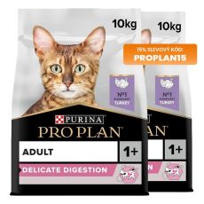 PURINA PRO PLAN CAT DELICATE DIGESTION krůta 2 x 10 kg