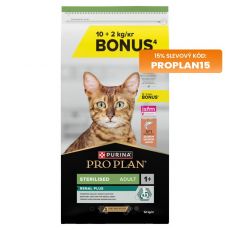 PURINA PRO PLAN CAT STERILISED RENAL PLUS losos 10 + 2 kg