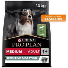 PRO PLAN Medium Adult Sensitive Digestion granule pro psy jehněčí 14 kg