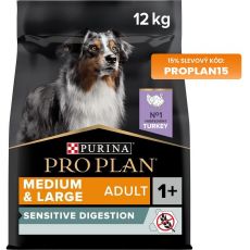 PRO PLAN Medium & Large Adult Sensitive Digestion Grain Free granule pro psy krůta 12 kg