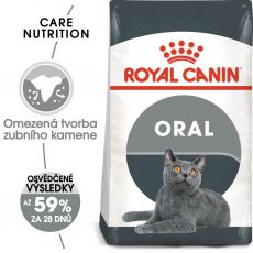ROYAL CANIN Oral Care granule pro kočky snižující tvorbu zubního kamene 8 kg