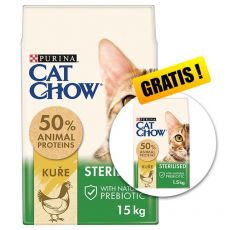 Purina Cat Chow Special Care Sterilised 15 + 1,5 kg GRATIS