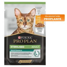 PRO PLAN Sterilised Maintenance kapsičky pro kočky kuře ve šťávě 85 g