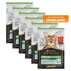 PRO PLAN Sterilised Maintenance kapsičky pro kočky hovězí ve šťávě 6x85 g