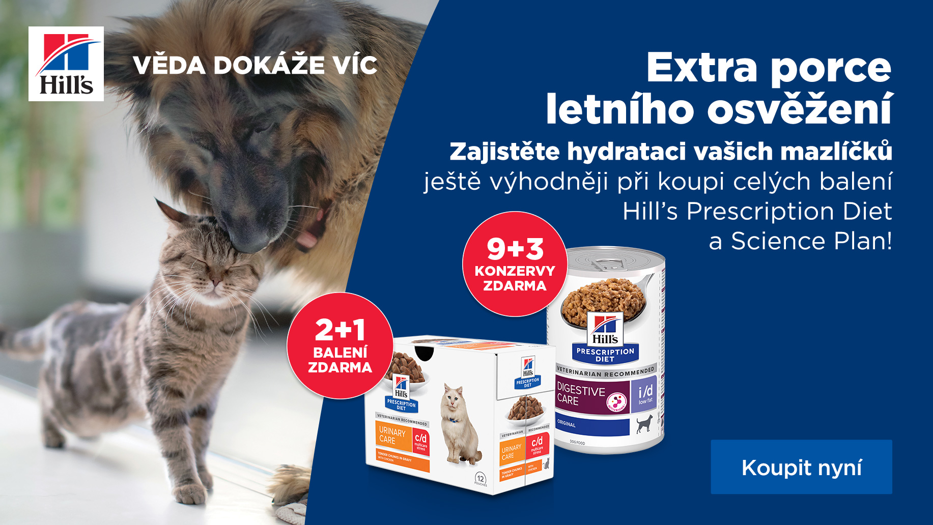 Hill´s konzervy a kapsičky zdarma
