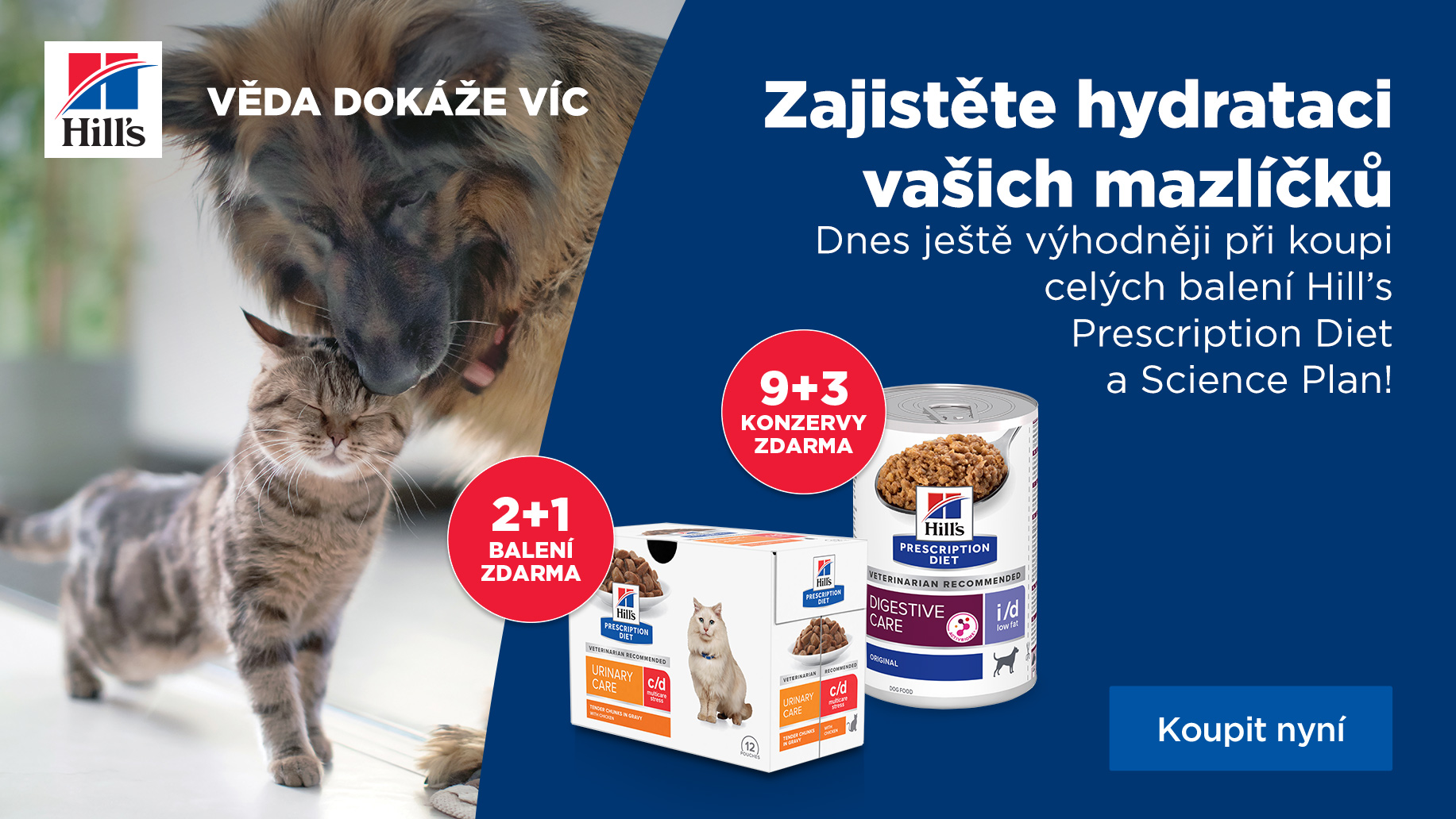 Hill´s konzervy a kapsičky zdarma