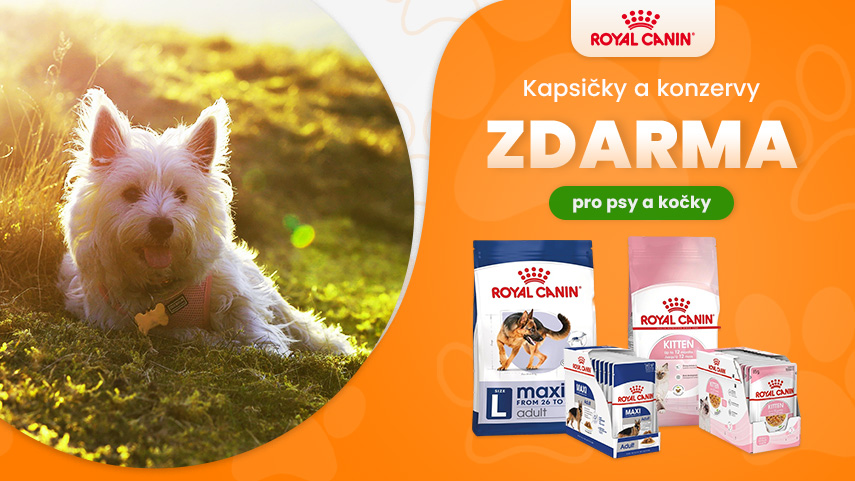 Royal Canin kaspičky a konzervy zdarma