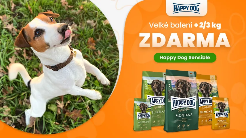 Happy Dog Sensible + 2/3 kg ZDARMA