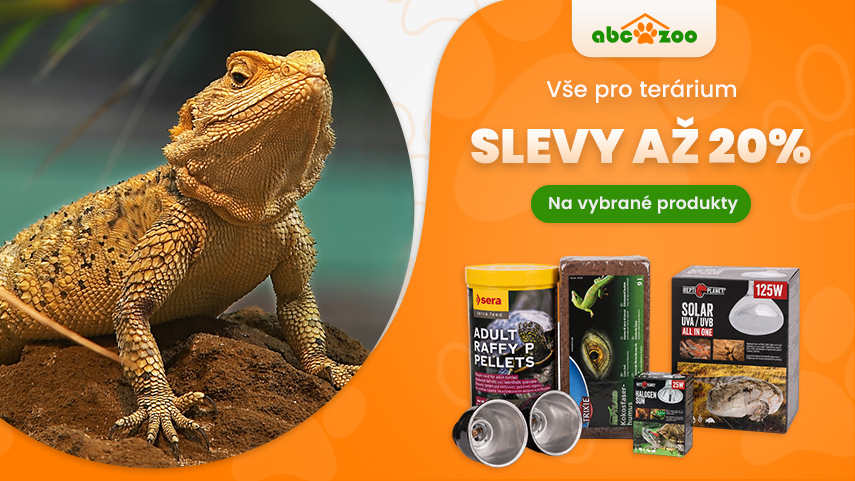 Teraristika - slevy až 20%