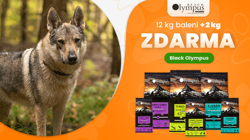 Black Olympus 12+2 kg zdarma